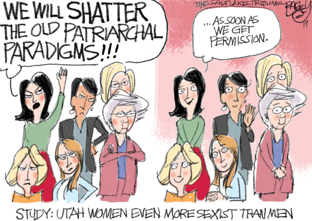 Utah Women, Pat Bagley, southern Utah, Utah, St. George, The Independent, Women, Utah, inequality, womens pay, pay, gender, work, workforce, LDS, Mormons, Mormon Church