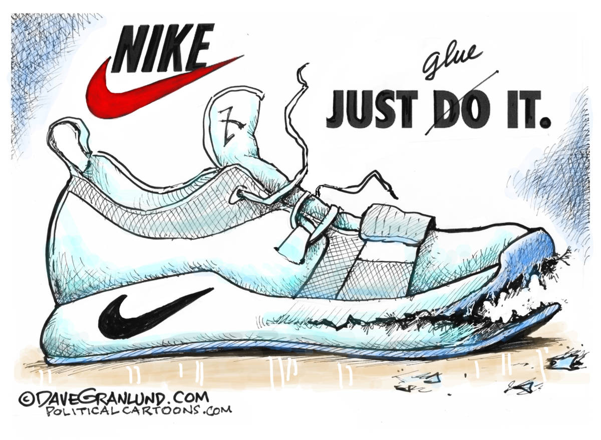 Nike shoe fail, Dave Granlund, southern Utah, Utah, St. George, the Independent, Nike, basketball, Williamson, shoe, tear, ripped, split, player, torn, broken, apart