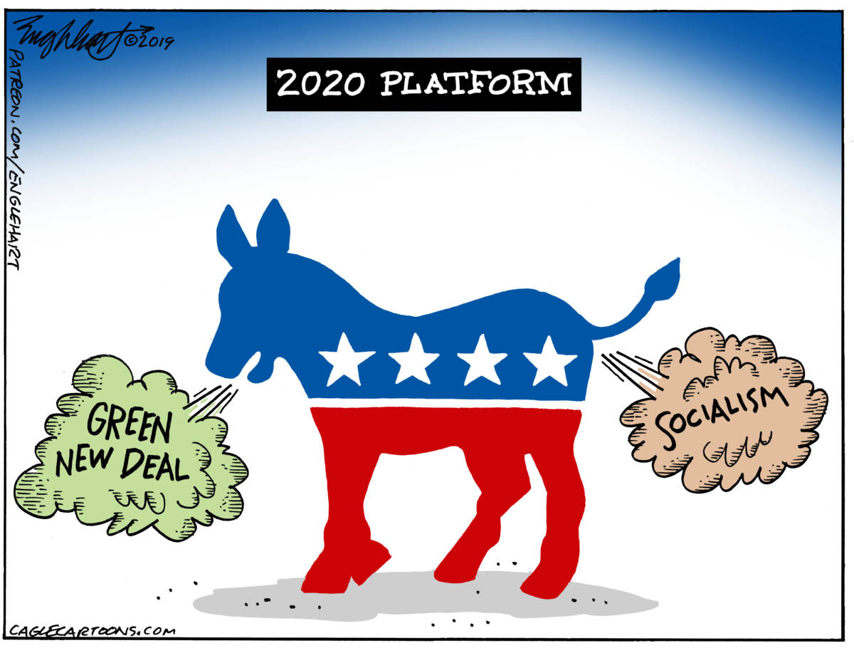 2020 Democrat Platform, Bob Englehart, southern Utah, Utah, St. George, the Independent, Democrat Platform,2020 Election,Presidential,Democratic Party,Green New Deal, Socialism,President,Campaign,Socialist,Bernie Sanders,AOC