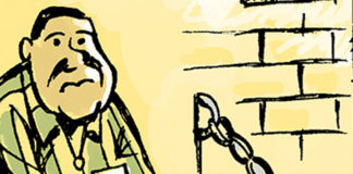 El Chapo behind bars El Chapo behind bars, Patrick Chappatte, southern Utah, Utah, St. George, The Independent, Drug, El Chapo, internet, justice, Mexico, Netflix, Prison, Television, Traffic, USA