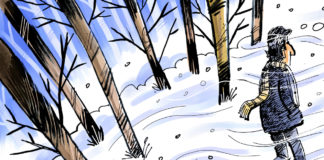 Trudeau Takes a Long Walk in the Snow Trudeau Takes a Long Walk in the Snow, Dave Whamond, southern Utah, Utah, St. George, The Independent, Justin Trudeau,long walk in the snow,Pierre Trudeau,calls for PM to resign,SNC-Lavalin scandal,LavScam,JWR devastating testimony,Liberal bumbling,Gerald Butts,national outrage,leadership review,Wernick,Telford,Judy Wilson-Raybould