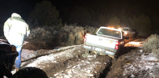 Officials recommend that motorists not attempt to travel on unpaved roads on the Arizona Strip above 4,000 feet elevation until weather conditions change.