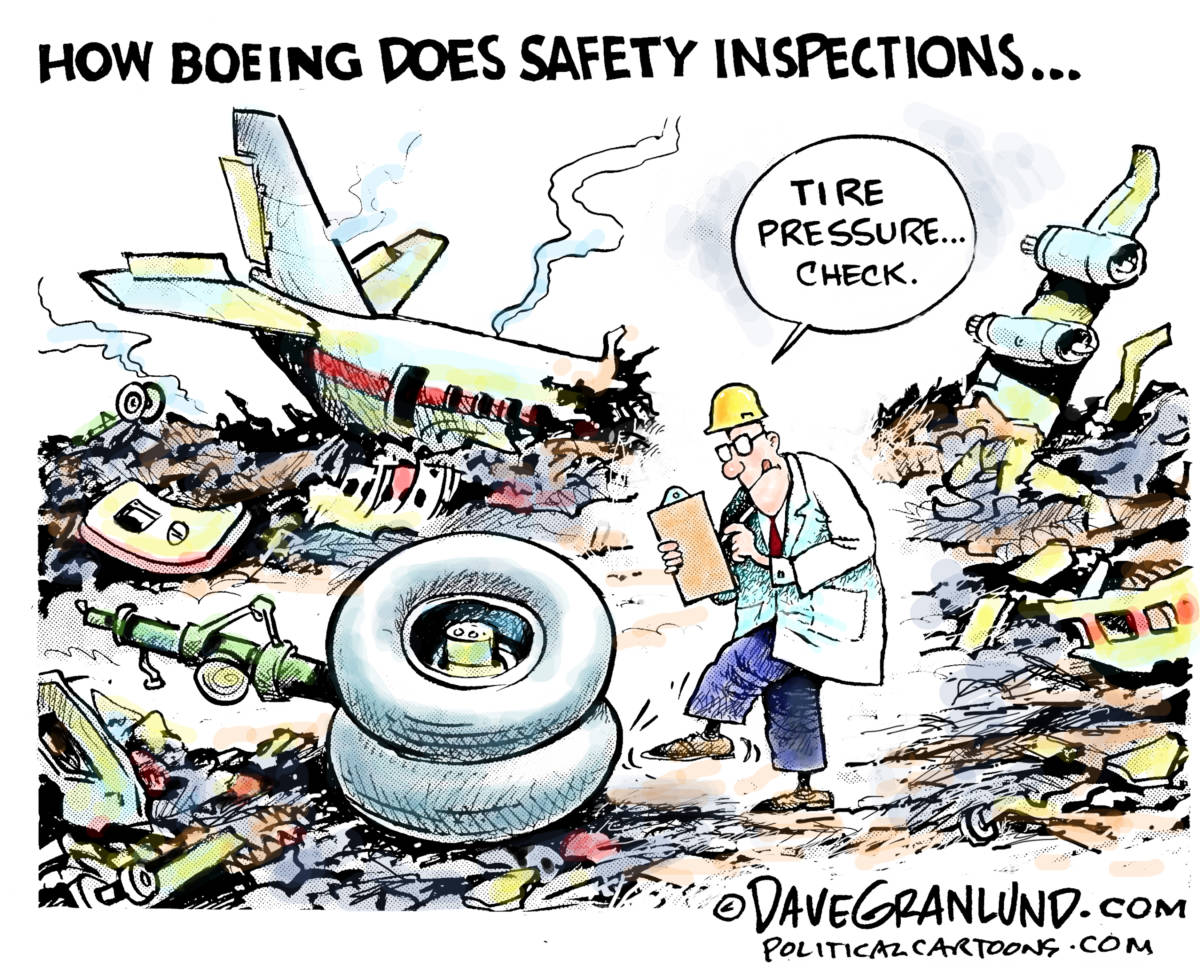 Boeing safety inspections, Dave Granlund, southern Utah, Utah, St. George, The Independent, safety, shortcuts, FAA, lacking, errors, missed, pilot training, manuals, instructions, crashes, problems, grounded, probes, FBI, NTSB, inspect self, lives, deaths, hindsight,