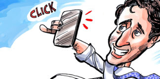 Trudeau in free fall Trudeau in free fall, Dave Whamond, southern Utah, Utah, St. George, The Independent, PM Justin Trudeau,SNC Scandal,JWR,lack of apology,Canadian economy,LavScam,Liberals,PMO,just not ready,erosion of trust,bad communications,excuses