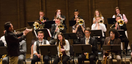 The SUU Jazz Ensemble will perform in concert in the Heritage Center Theater in Cedar City.