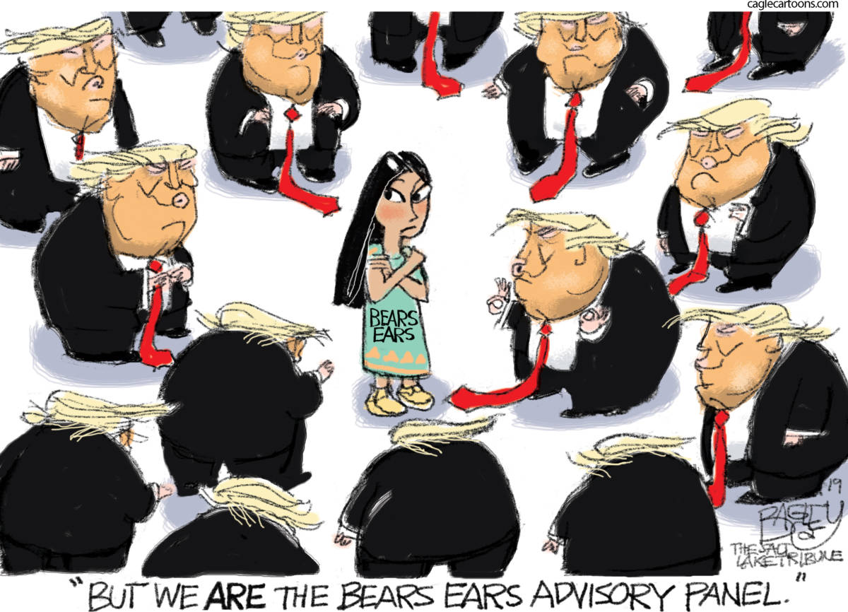 Bears Ears, Pat Bagley, southern Utah, Utah, St. George, The Independent, Bears Ears, National Monument, parks, National Parks, Blanding, Navajo, Indian Tribes, Native Americans, polluters, coal, oil, uranium, exploitation, development, theft