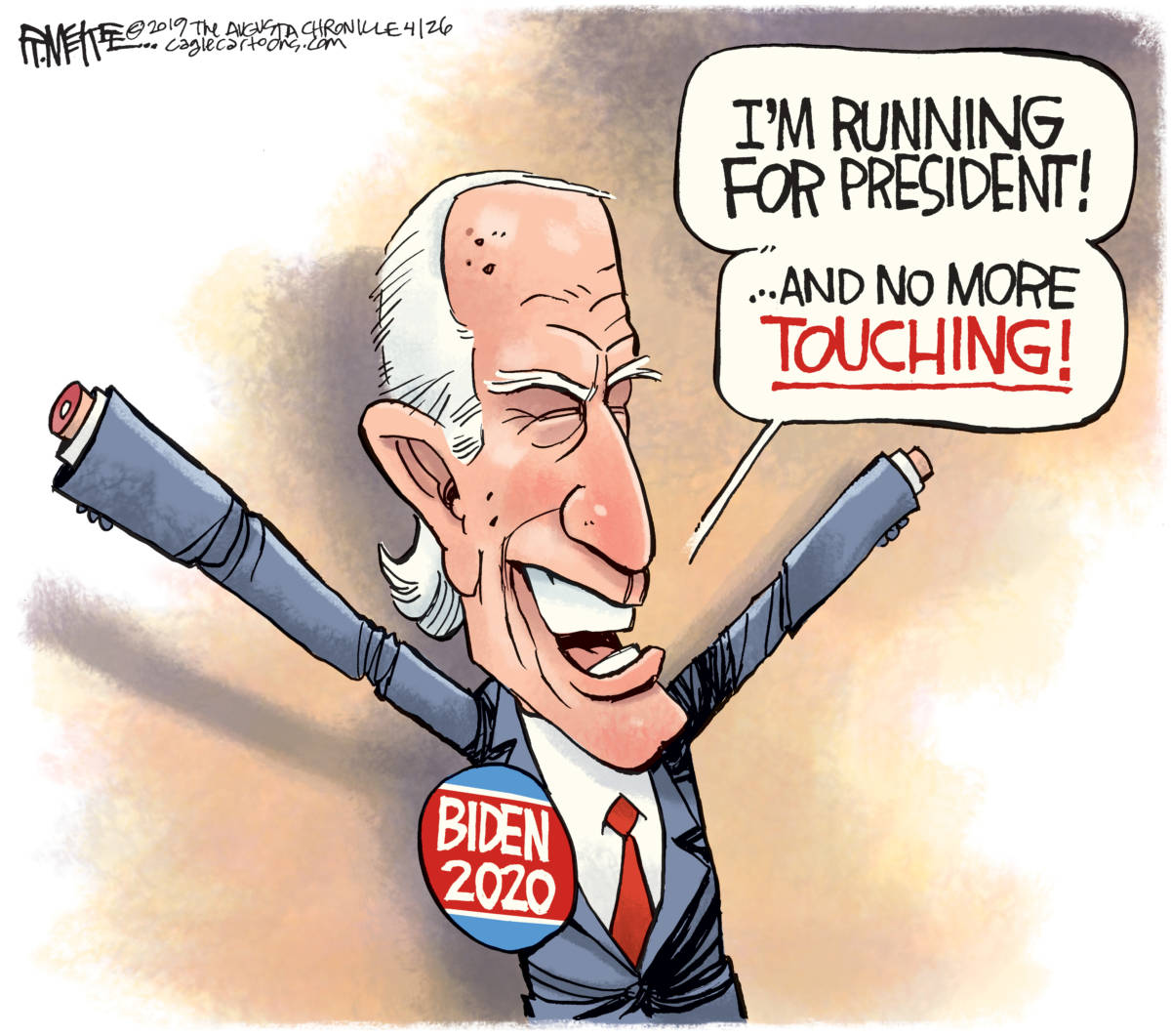 Biden Running, Rick McKee, southern Utah, Utah, St. George, The Independent, Biden, 2020, presidential, election, 2020, metoo,