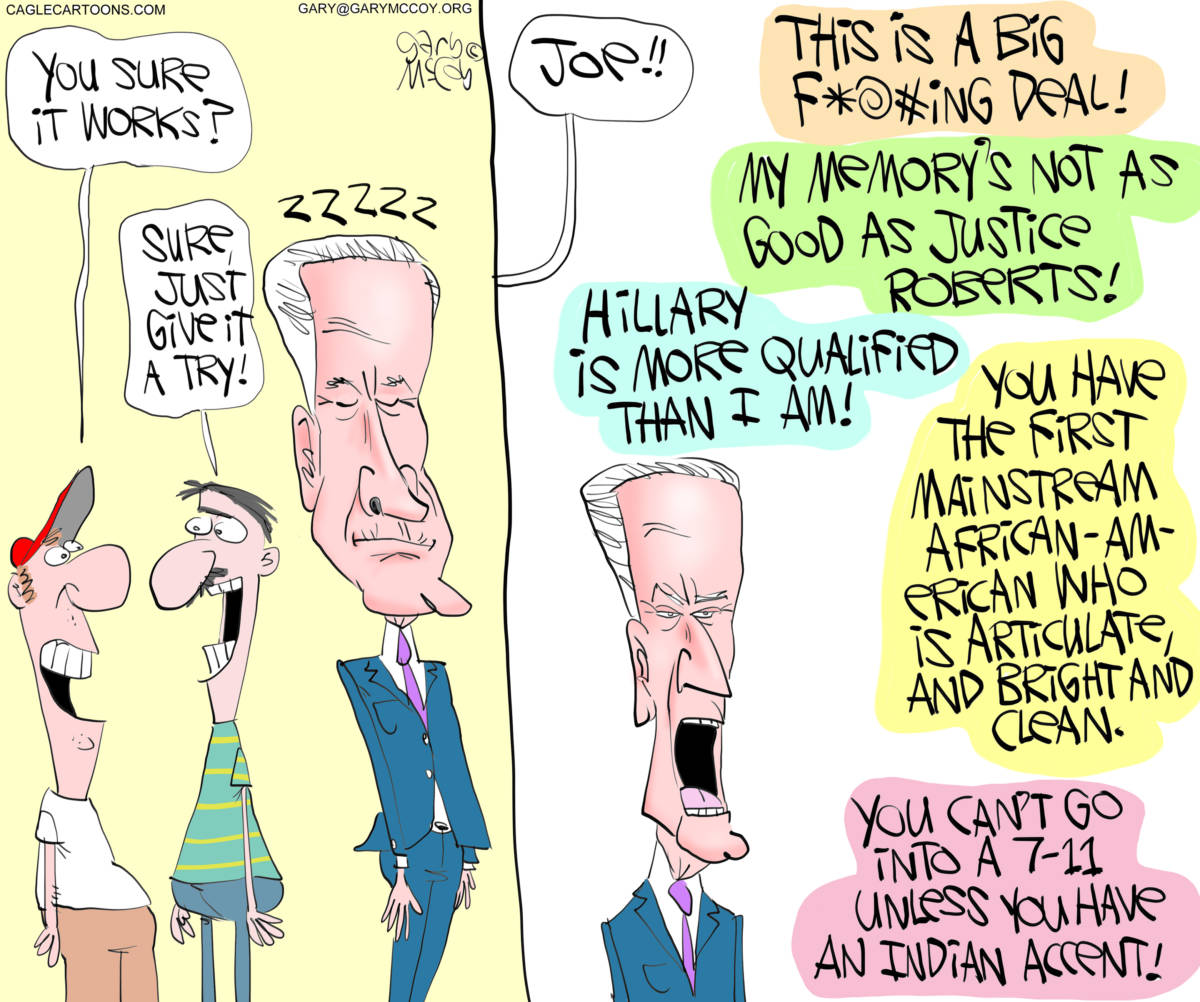 Biden's Past Words, Gary McCoy, southern Utah, Utah, St. George, The Independent, Joe Biden, 2020 Campaign, gaffes, uncle Joe, Biden, vice president, candidate, racist, segregation, Hillary