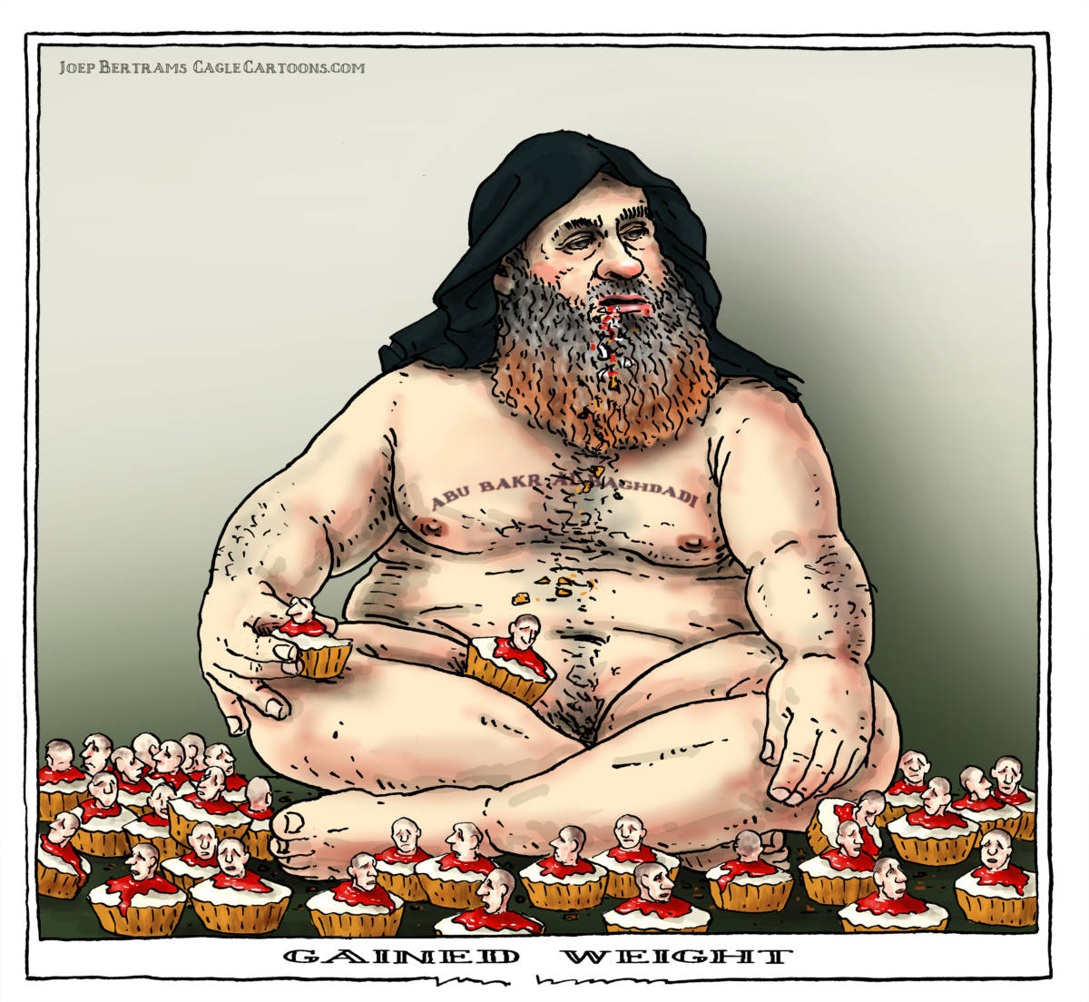 Gained weight, Joep Bertrams, southern Utah, Utah, St. George, The Independent, abu bakr al baghdadi, is, terror, decapitation, reappearance, threat, weight, obese,