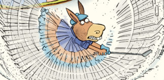 Russian Collusion Hole Russian Collusion Hole, Rick McKee, southern Utah, Utah, St. George, The Independent, Trump, Russia, Russian, Collusion, Democrats, golf,