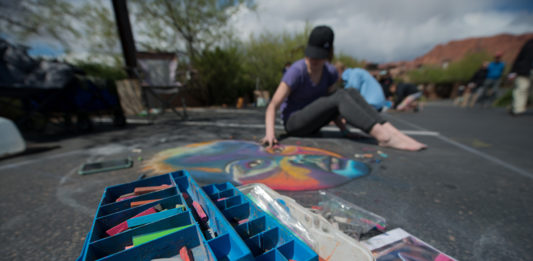The Kayenta Arts Foundation will host its ninth annual Street Painting Festival at Kayenta Art Village in Ivins.
