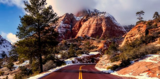 Zion-Mount Carmel Highway closes for repairs The Zion-Mount Carmel Highway in Springdale will be closed for three weeks from the Zion-Mount Carmel Tunnel to Canyon Junction.
