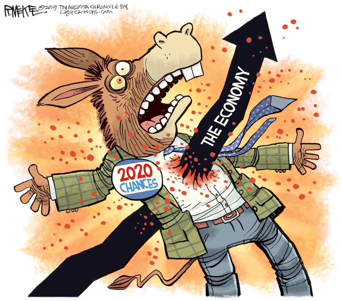 Economy and 2020 Dems, Rick McKee, economy, election 2020, Democrats, socialism, Trump, jobs, unemployment, southern Utah, Utah, St. George, The Independent,
