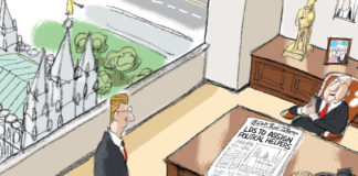 Mormon Commissars Mormon Commissars, Pat Bagley, southern Utah, Utah, St. George, The Independent, LDS, Mormon, Mormon Church, vote, voting, voter education, Utah, civics, elections, Salt lake, Temple