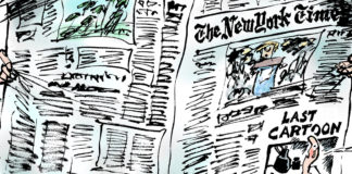 End of cartoons in NYT End of cartoons in NYT, Jos Collignon, southern Utah, Utah, St. George, The Independent, Press, New York Times, Cartoons, Cartoonists, Trump