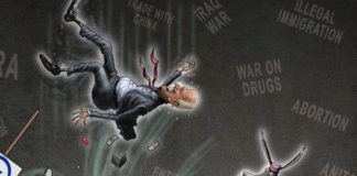 Biden Trampoline Biden Trampoline, Sean Delonas, Vice President Joe Biden,Trampoline,2020,Flip-Flopper,Election,Primaries,