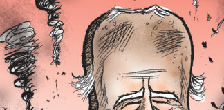 Biden at the Debate Biden at the Debate, Kevin Siers, Joe Biden, debate, primary, election 2020, democrats, kamala harris, electibility