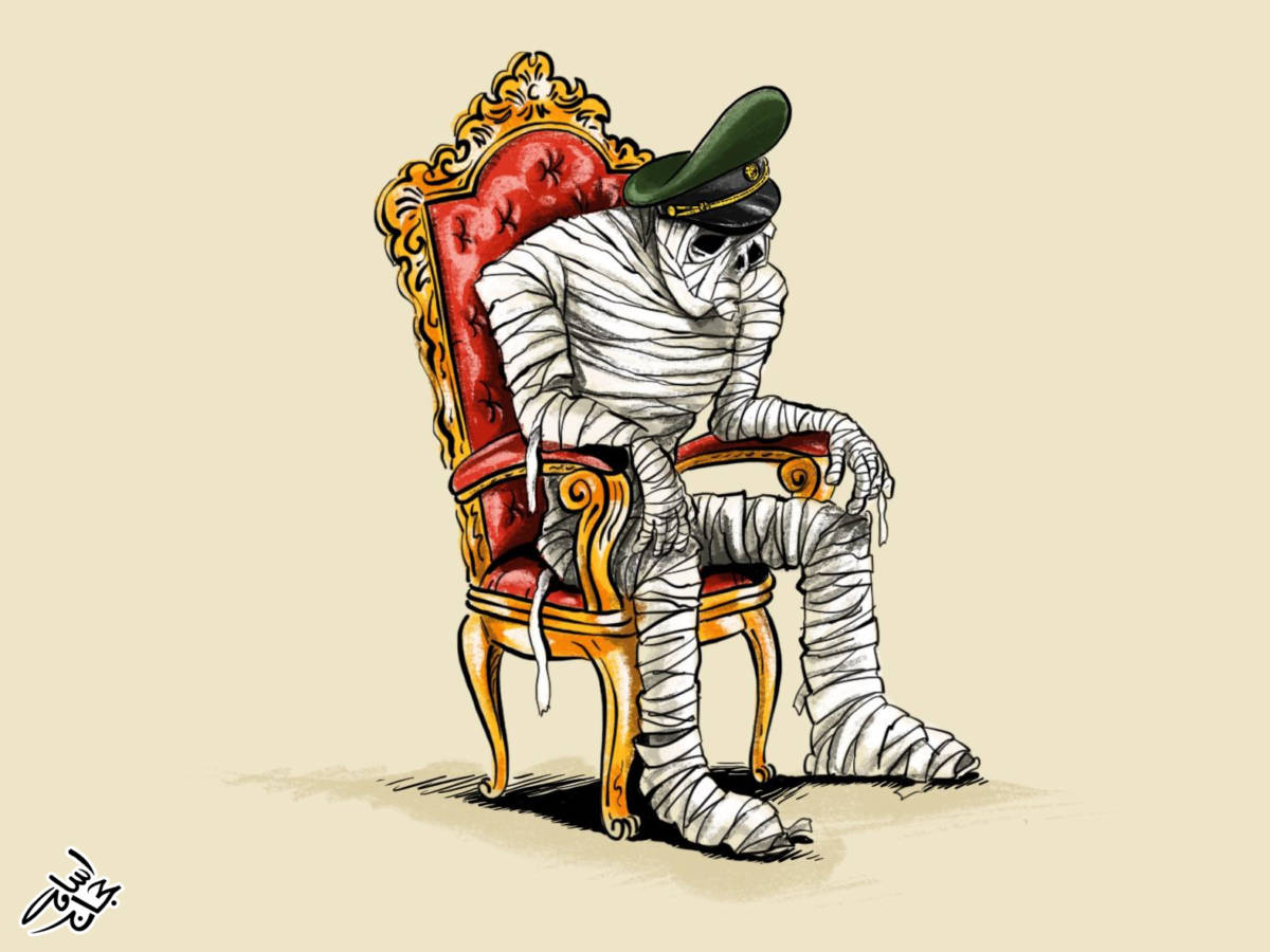 the dictatorship, Osama Hajjaj, dictatorship,chair,war,arab,world
