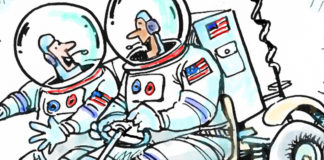 NASA return to Moon prep NASA return to Moon prep, Dave Granlund, lunar, infrastructure, crumbling, roads, bridges, NASA, astronauts, funding, cracks, holes, unsafe, fissures, craters, vehicles, training, space, 2024, USA, US, Moon return, plans