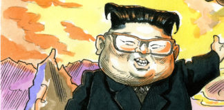 Kim Jong Un Mural Kim Jong Un Mural, Taylor Jones, kim,kim jong-un,north korea,nuclear program,atomic bomb,missiles,trump-kim summit,korean peninsula