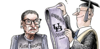 Ruth Bader Ginsburg Ruth Bader Ginsburg, Adam Zyglis, rbg, ruth bader ginsburg, supreme court, justice, scotus, ub, university at buffalo, buffalo, democrats, democratic party, health, trump, appointments