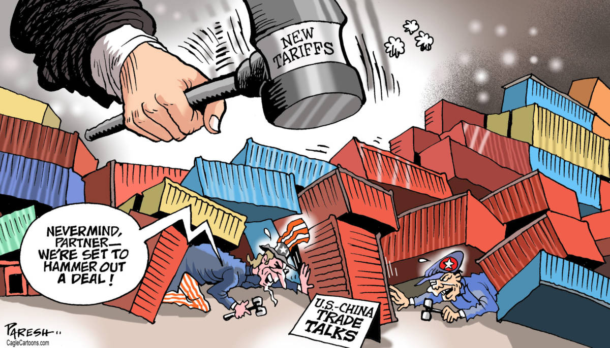 US-China trade talks, Paresh Nath, USA,China,trade talks,new tariffs,hammer out deal,cargo,containers
