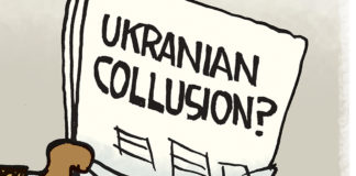 Trump Ukraine Trump Ukraine, Rick McKee, Trump, Democrats, Ukraine, impeachment, collusion, Biden, 2020, election, Fifth Avenue