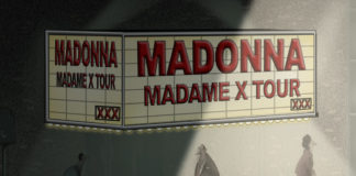 Madonna Madame X Tour Madonna Madame X Tour, Sean Delonas, Madonna Madame X Tour, Simulated masturbation sex, pornographic, old over the hill, pop star, icon, celebrity, singer, concert tour, music,