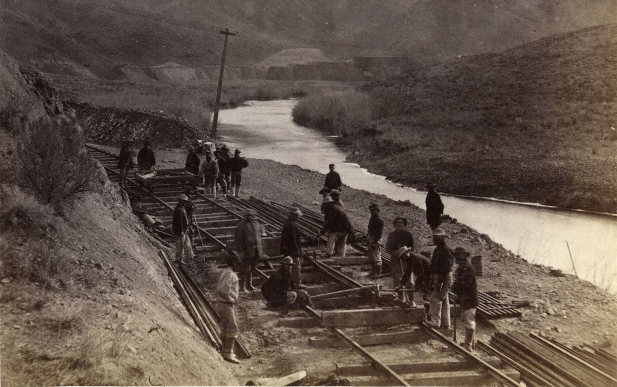 “A World Transformed: the Transcontinental Railroad and Utah” is on exhibit at the Canyon Community Center in Springdale.