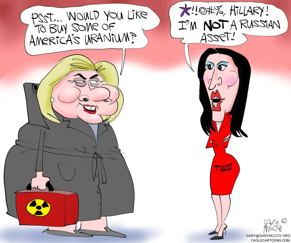 Hillary and Tulsi by Gary McCoy, Shiloh, IL