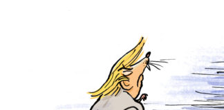 Grand Old Cowards Grand Old Cowards, Christopher Weyant, GOP, Republicans, elephant, cowards, Trump, impeachment, Syria, Kurds, fear, swamp, mouse, rat, spineless, Congress, election, party of Trump