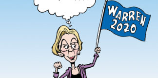 Elizabeth Warren’s hurdle Elizabeth Warren's hurdle by Bruce Plante, Tulsa World
