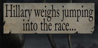 Hillary weighs jumping into the race Hillary Gollum Trump by Sean Delonas, Easton, PA