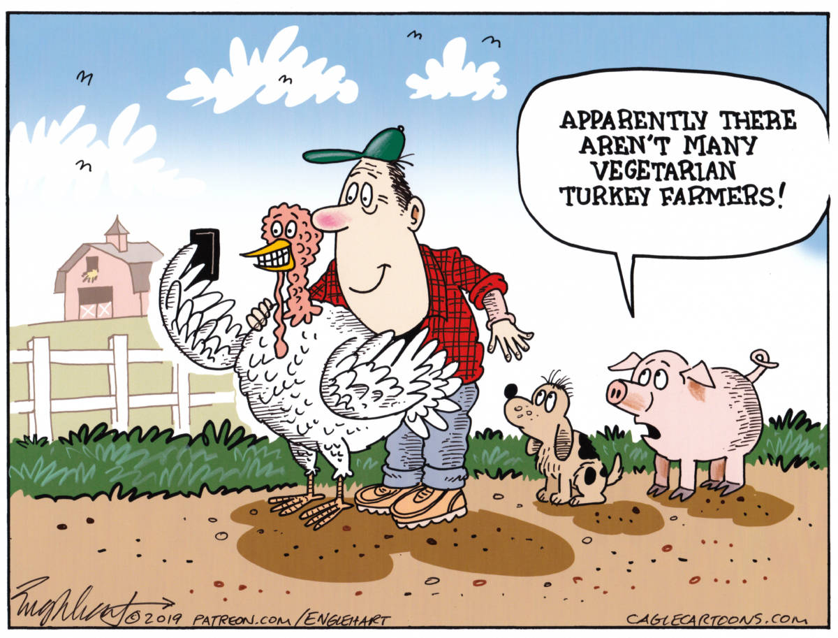 Thanksgiving by Bob Englehart, Middletown, CT