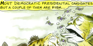 Democratic fish Democratic fish by Taylor Jones, Politicalcartoons.com