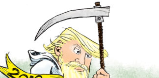 Trump New Year Likely Re election Trump New Year Likely Re-election by Daryl Cagle, CagleCartoons.com