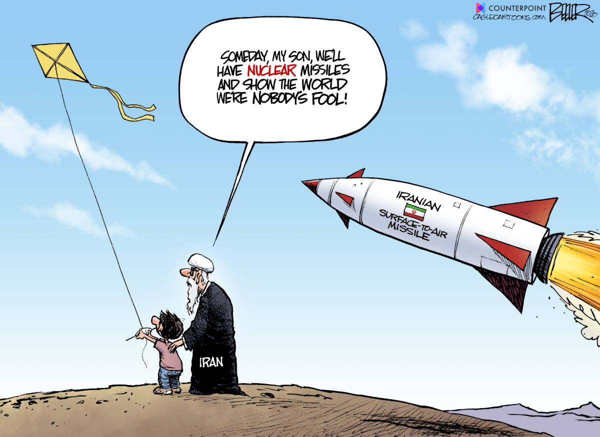 Iran Missile by Nate Beeler, Counterpoint