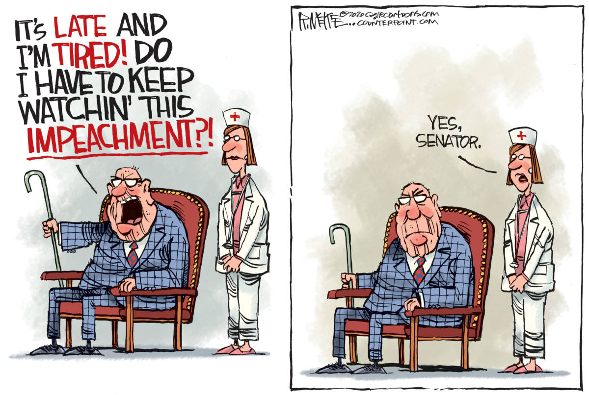Old Senators by Rick McKee, CagleCartoons.com