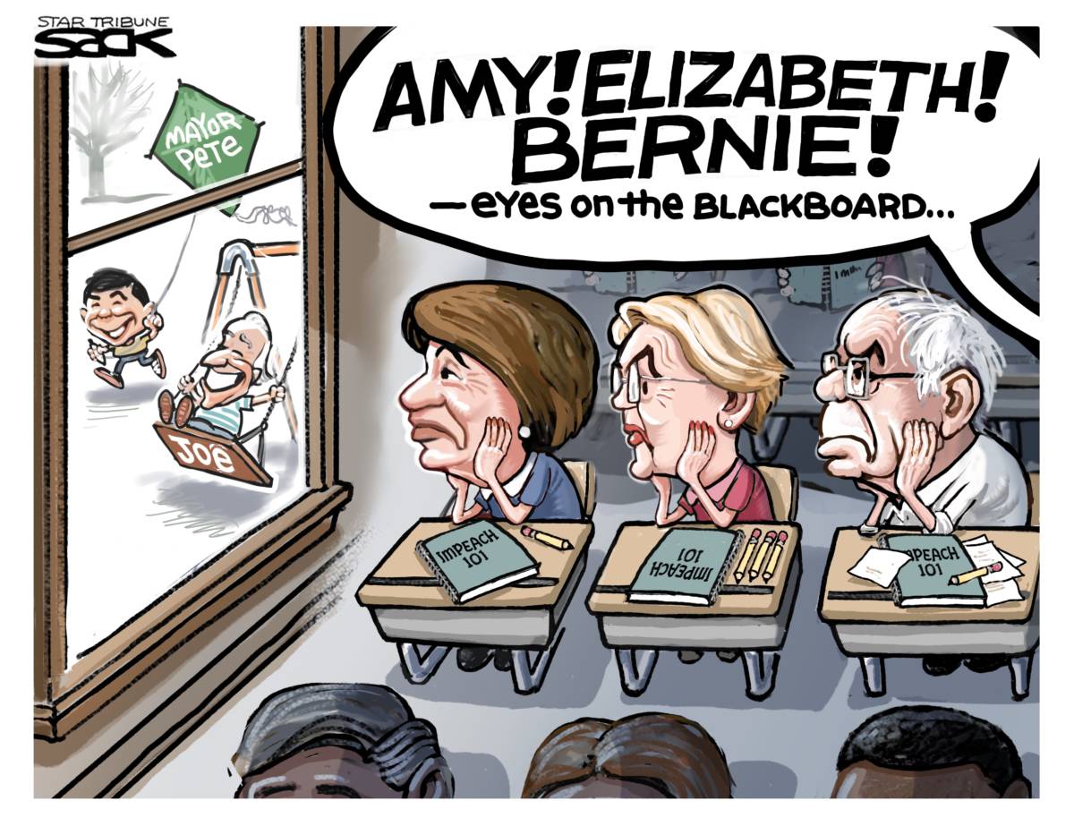 Candidate detention by Steve Sack, The Minneapolis Star-Tribune, MN
