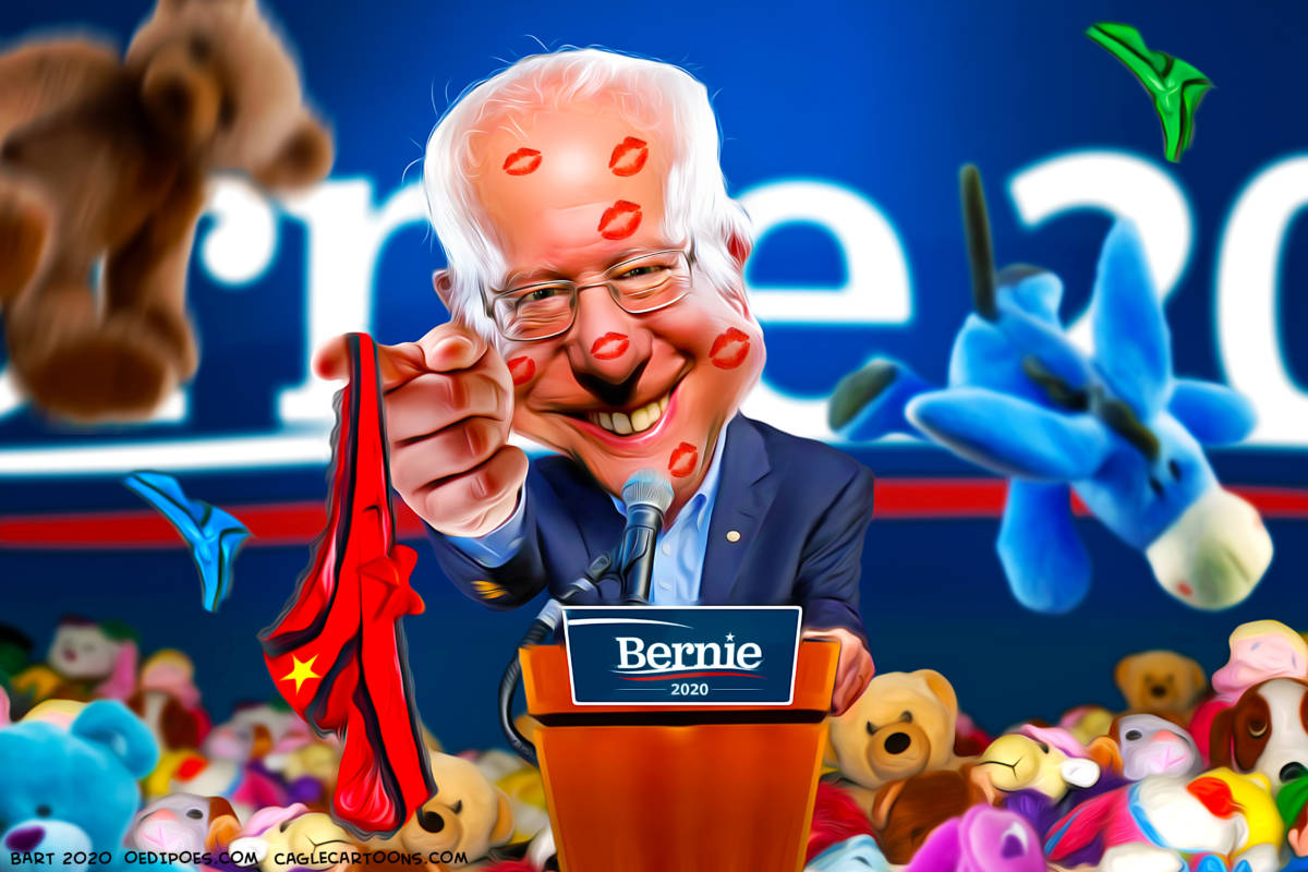 Forever Young Bernie Sanders by Bart van Leeuwen, PoliticalCartoons.com