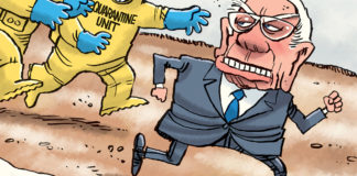Bernie Coronavirus Bernie Coronavirus by Rick McKee, Counterpoint