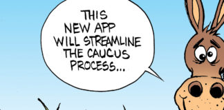 Iowa Caucus Debacle Iowa Caucus Debacle by Bruce Plante, Tulsa World