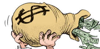 Bloomberg TV Spending Bloomberg TV Spending by Daryl Cagle, CagleCartoons.com