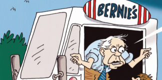 Bernie Sanders Bernie Sanders by Bob Englehart, PoliticalCartoons.com