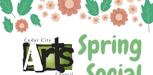 The Cedar City Arts Council spring social will showcase live music, art displays, and details on the use that grant recipients have made of their funds.