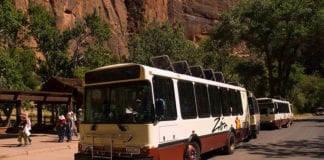 Zion National Park to Temporarily Suspend Shuttle Operation