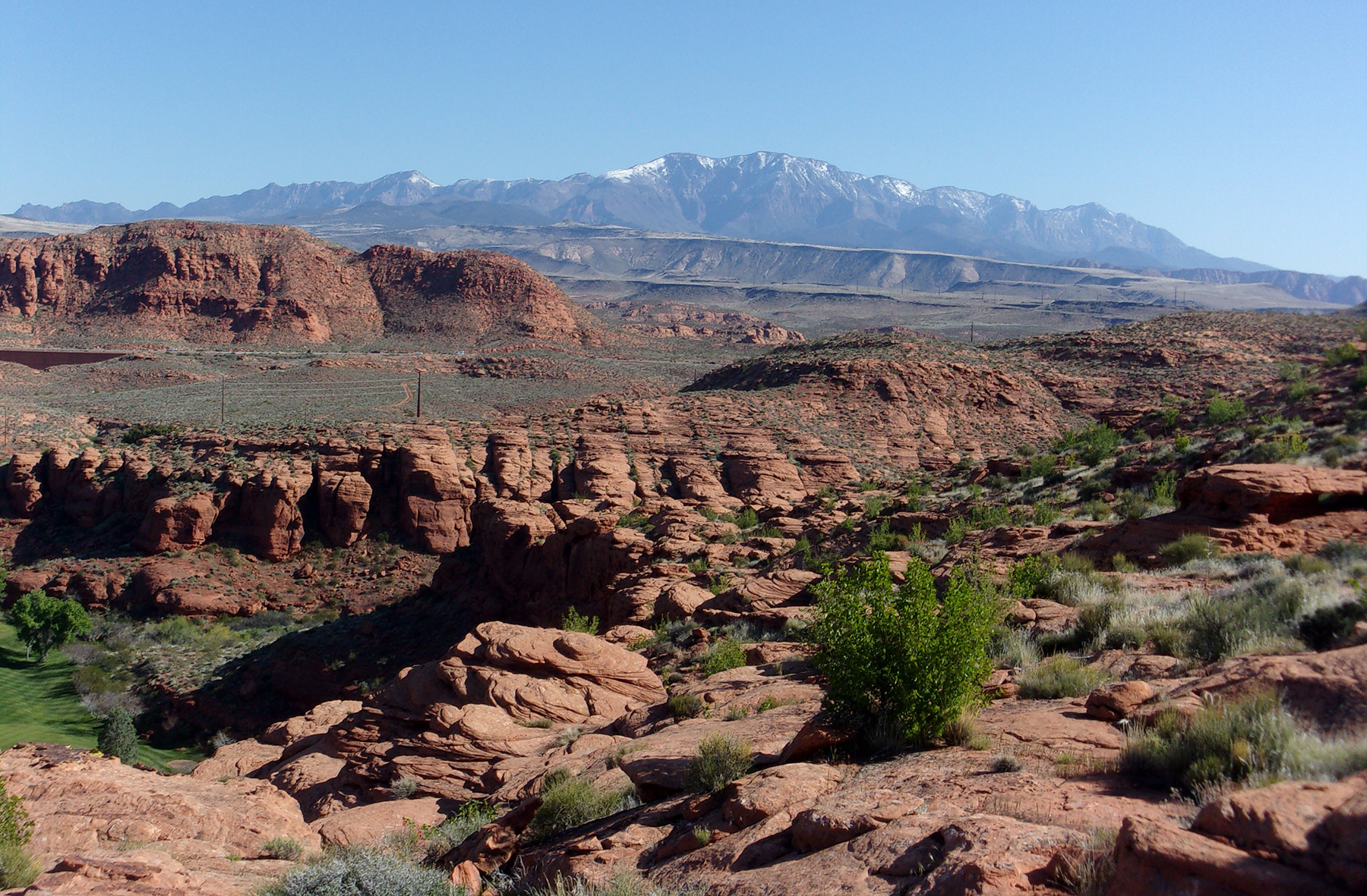 Owens Loop Trail, with the trailhead at Brooks Nature Park. Just north of downtown St. George, Owens Loop Trail begins within St. George city limits. It quickly enters the Red Cliffs Desert Reserve. The hike is free and no permit necessary