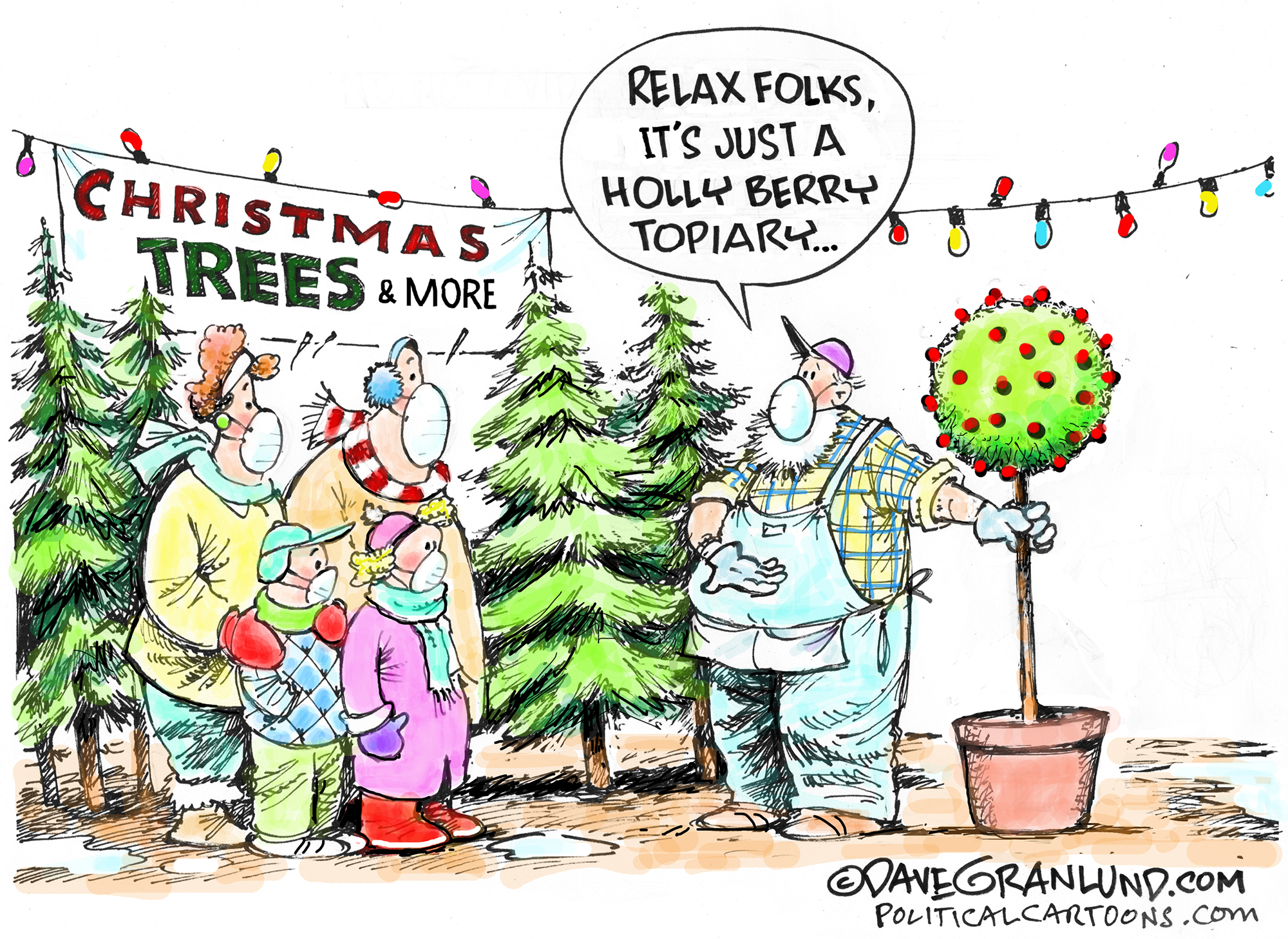 Editorial Cartoon: Christmas Trees 2020 - The Independent | News Events  Opinion More