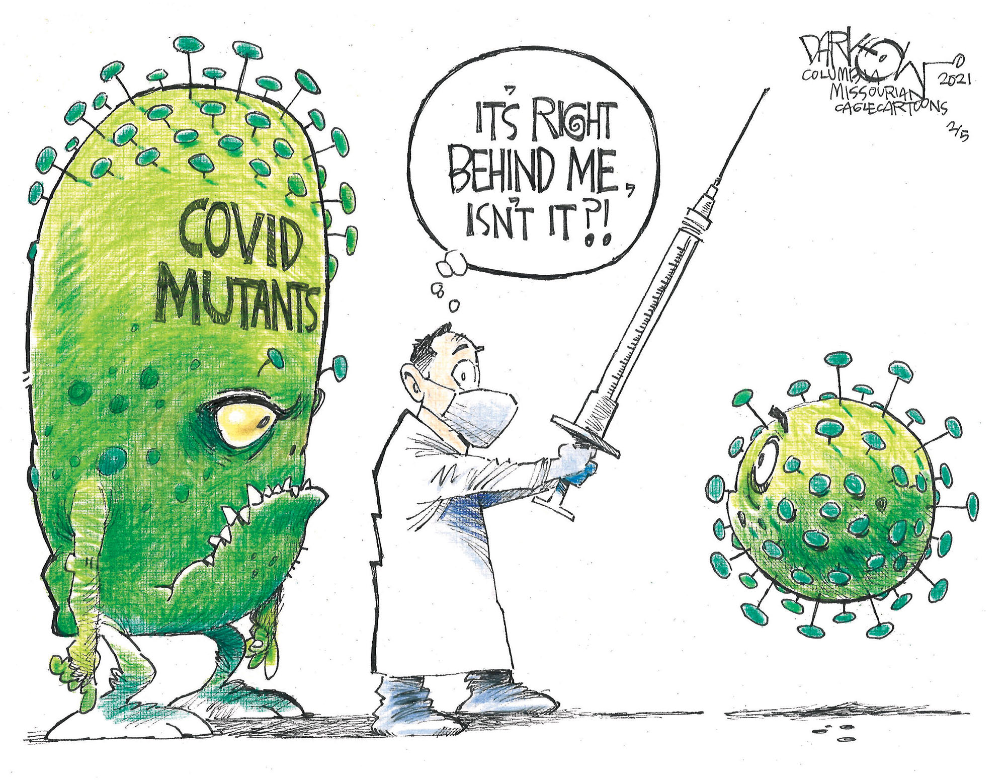 Editorial Cartoon: COVID Mutation - The Independent | News Events Opinion  More