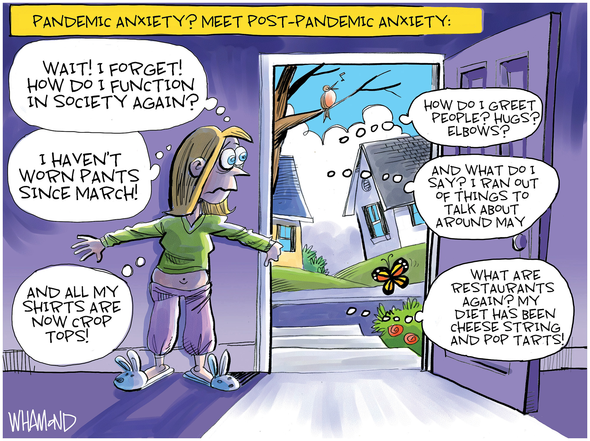 Editorial Cartoon: Post Pandemic Stress - The Independent | News Events  Opinion More